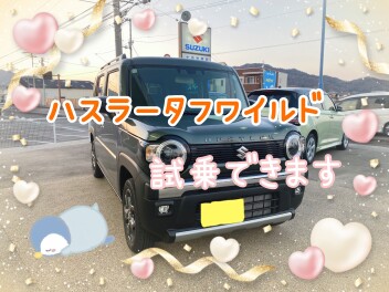 ハスラータフワイルド試乗可能です！！